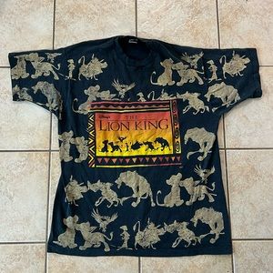 Vintage RARE 90s Single‎ Stitch THE LION KING Tshirt, Sz XL